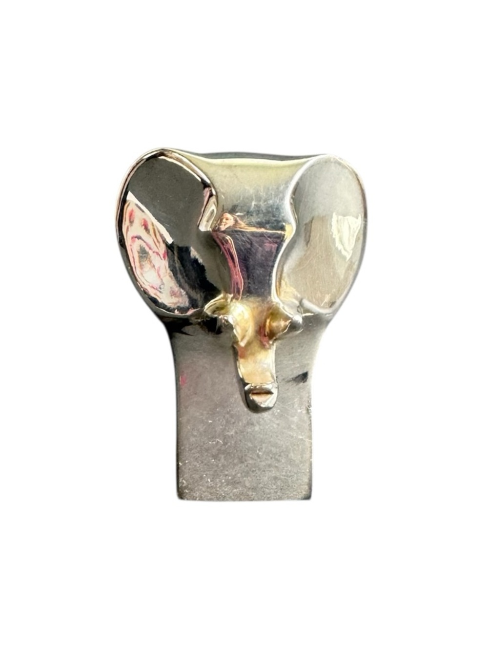 Dansk Silver Elephant Figurine Sculptural Animal‎ MCM Vintage Danish Modern